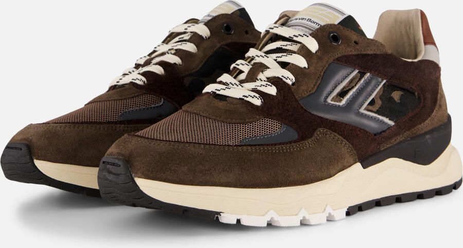 FLORIS VAN BOMMEL Lage Sneakers Heren Sfm-10154 De Treener Maat: 42⅔ Materiaal: Suède Kleur: Groen - Foto 4