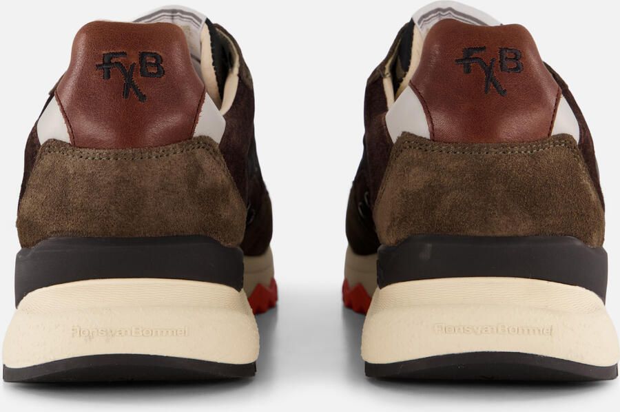 FLORIS VAN BOMMEL Lage Sneakers Heren Sfm-10154 De Treener Maat: 42⅔ Materiaal: Suède Kleur: Groen - Foto 6