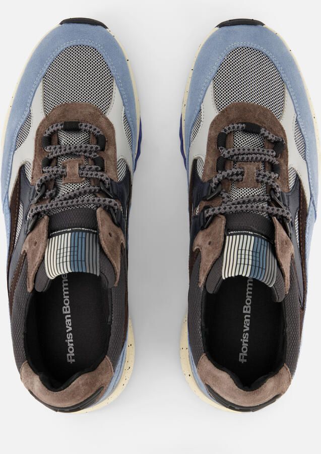 Floris van Bommel de Treener Sneakers blauw Suede - Foto 2