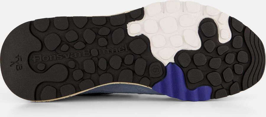 Floris van Bommel de Treener Sneakers blauw Suede - Foto 4