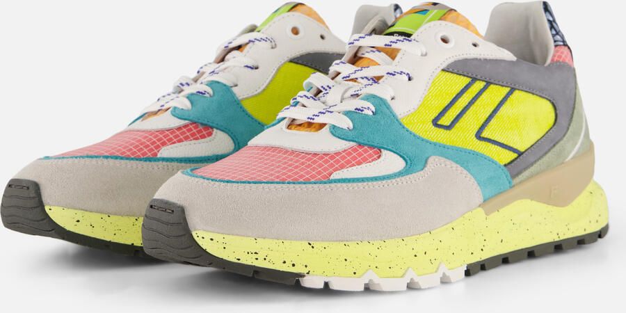 FLORIS VAN BOMMEL Lage Sneakers Heren Sfm-10243 De Treener Maat: 44 Materiaal: Textiel Kleur: Beige