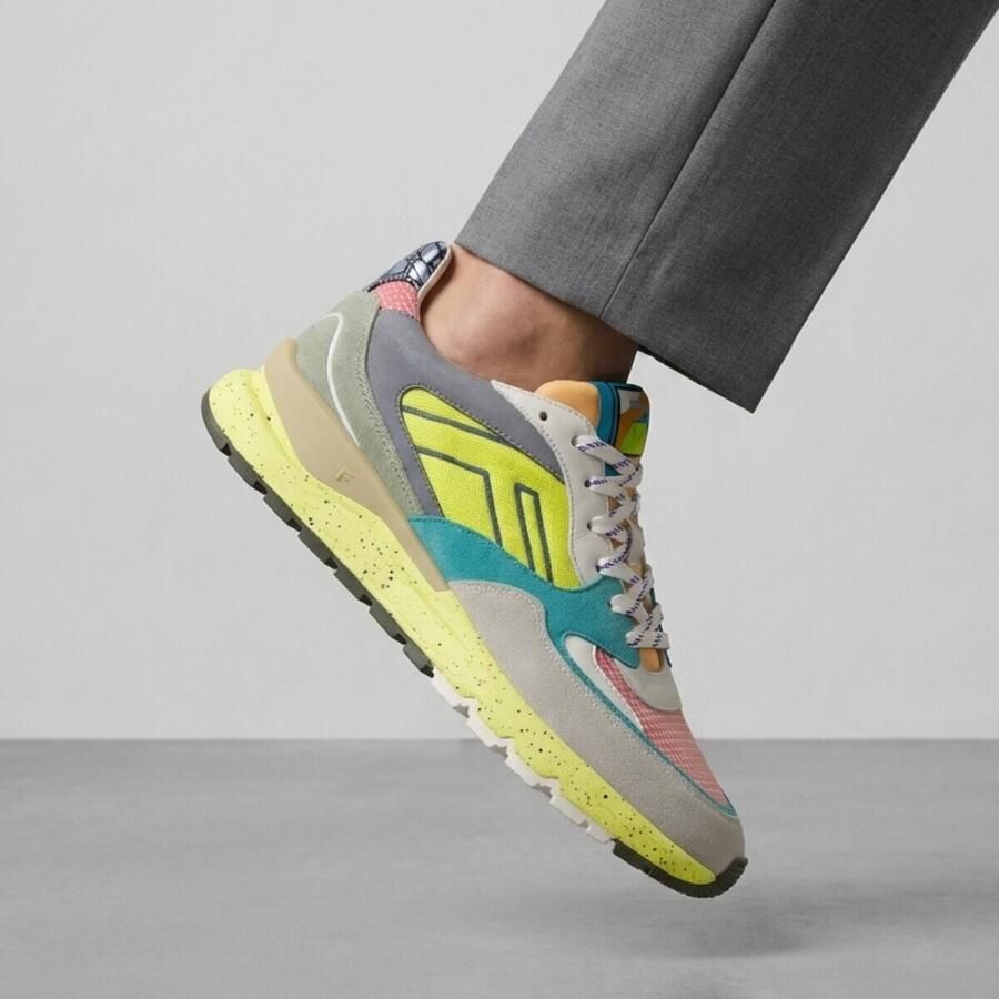 Floris van Bommel De Treener Sneakers geel Suéde - Foto 2