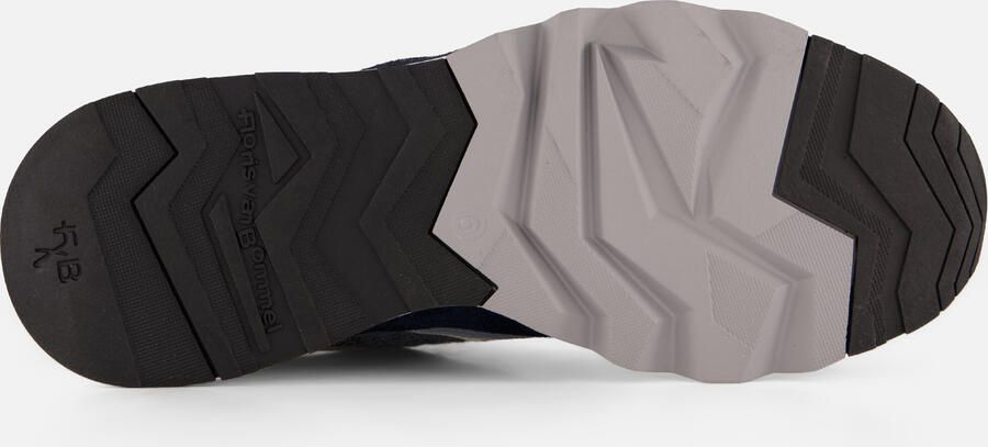 FLORIS VAN BOMMEL Lage Sneakers Heren Sfm-10178 De Zager Maat: 45⅓ Materiaal: Textiel Kleur: Blauw - Foto 4