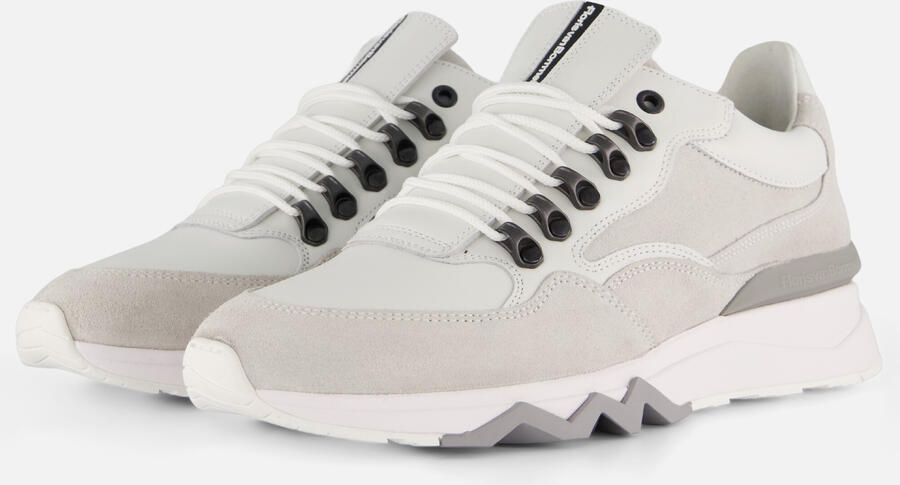 Floris van Floris van Bommel van Floris van Bommel Sneakers Heren Lage sneakers Herenschoenen Leer SFM-10135 Wit - Foto 13