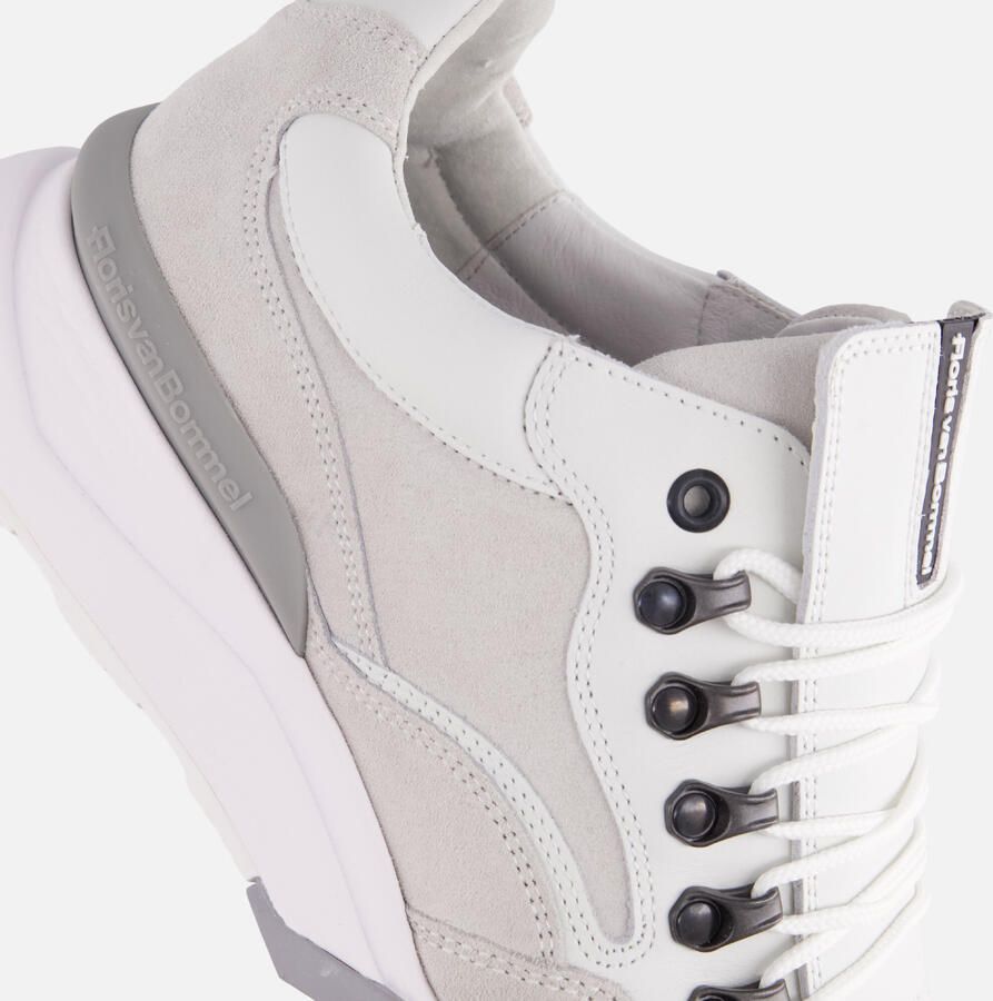 Floris van Floris van Bommel van Floris van Bommel Sneakers Heren Lage sneakers Herenschoenen Leer SFM-10135 Wit - Foto 7