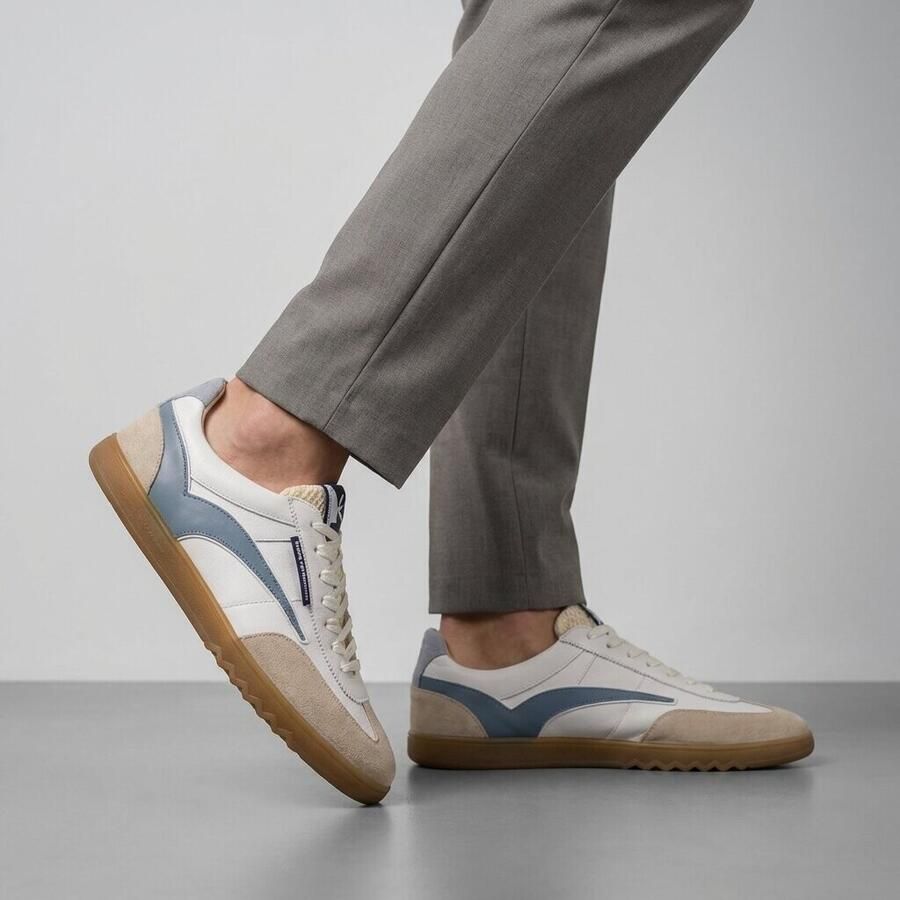 Floris van Bommel De Zaler Sneakers wit G1 2 Suéde - Foto 2