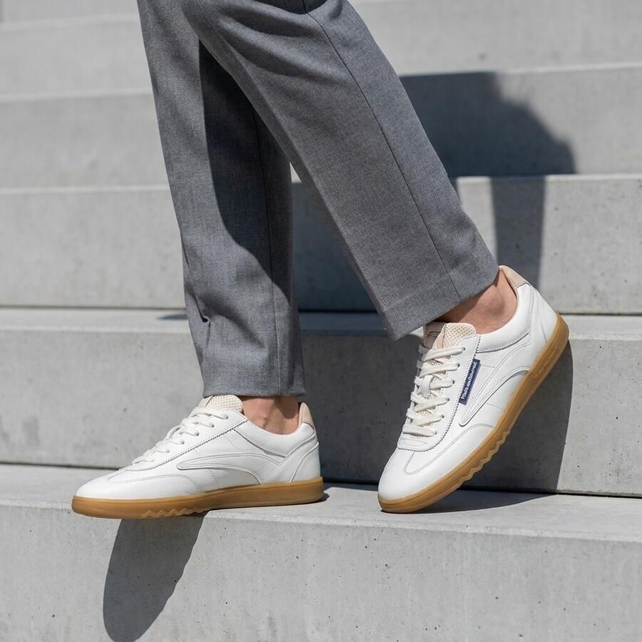 Floris van Bommel De Zaler 01.03 leren sneakers wit - Foto 3