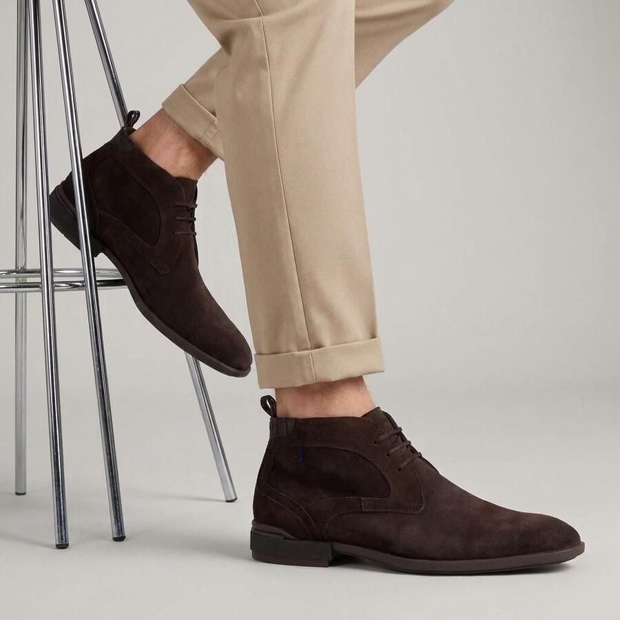 FLORIS VAN BOMMEL Veterboots Heren Sfm-50165 De Hakker 39⅓ Suède Bruin - Foto 8