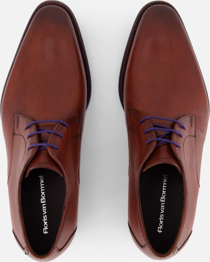 Floris van Bommel Netter veterschoenen cognac - Foto 3