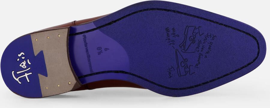 Floris van Bommel Netter veterschoenen cognac - Foto 5