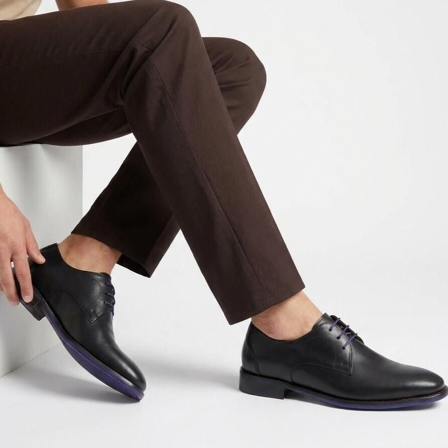 Floris van Bommel Netter veterschoenen zwart