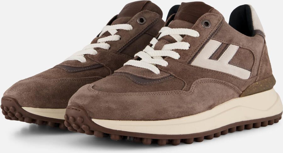 FLORIS VAN BOMMEL Lage Sneakers Heren Sfm-10139 Noppi Maat: 40⅔ Materiaal: Suède Kleur: Taupe - Foto 7