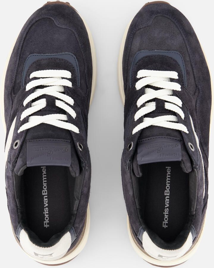 FLORIS VAN BOMMEL Lage Sneakers Heren Sfm-10139 Noppi Maat: 43⅓ Materiaal: Suède Kleur: Blauw - Foto 6