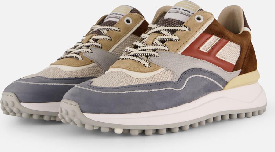 FLORIS VAN BOMMEL Lage Sneakers Heren Sfm-10139 Noppi Maat: 39⅓ Materiaal: Suède Kleur: Bruin