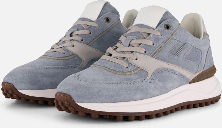 FLORIS VAN BOMMEL Lage Sneakers Heren Sfm-10223 Noppi Maat: 42 Materiaal: Suède Kleur: Blauw - Foto 2