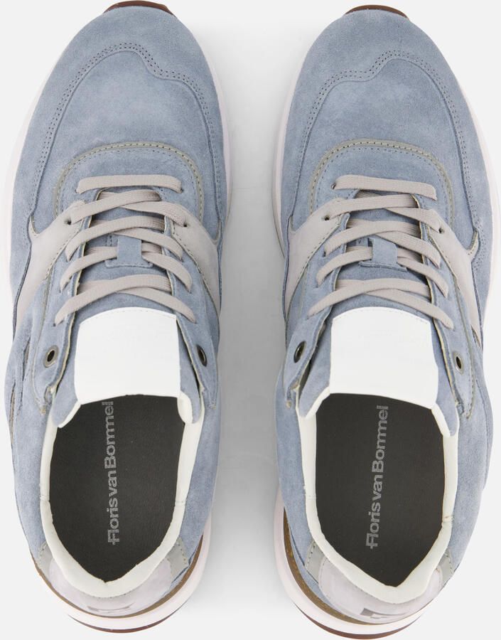 FLORIS VAN BOMMEL Lage Sneakers Heren Sfm-10223 Noppi Maat: 42 Materiaal: Suède Kleur: Blauw - Foto 3
