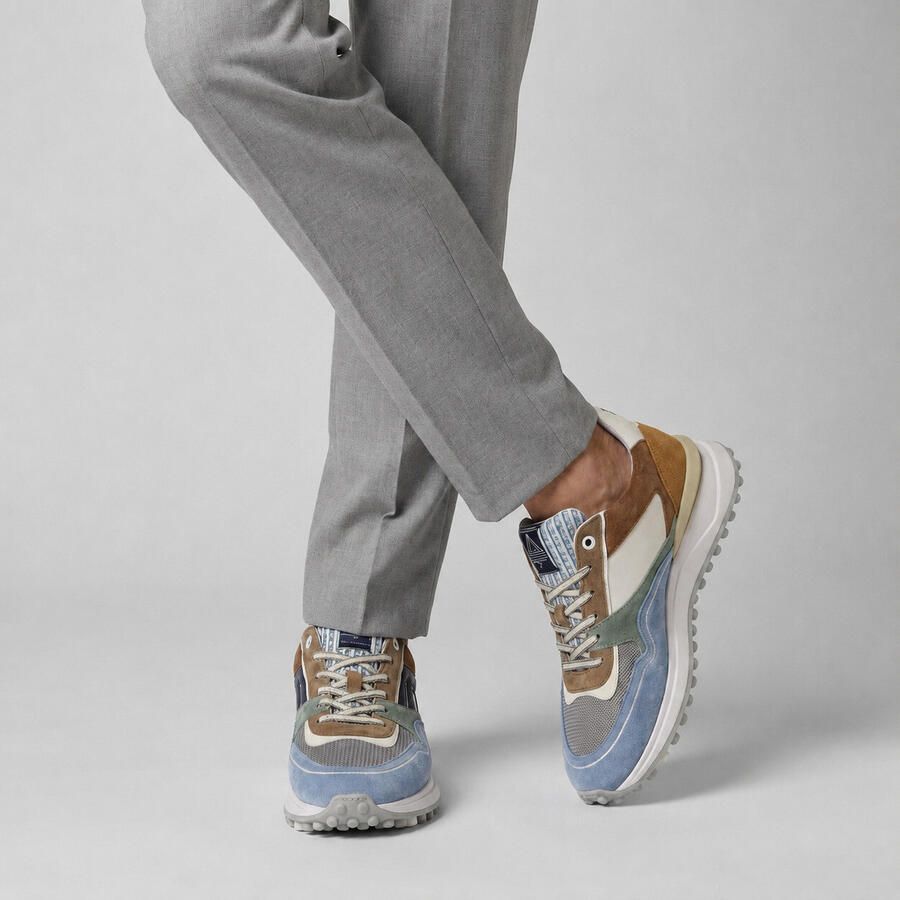 FLORIS VAN BOMMEL Lage Sneakers Heren Sfm-10139 Noppi Maat: 39⅓ Materiaal: Textiel - Foto 4