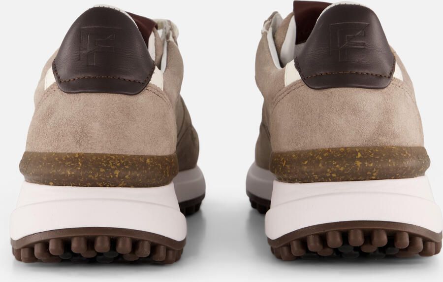 FLORIS VAN BOMMEL Lage Sneakers Heren Sfm-10223 Noppi Maat: 43⅓ Materiaal: Leer Kleur: Beige - Foto 4