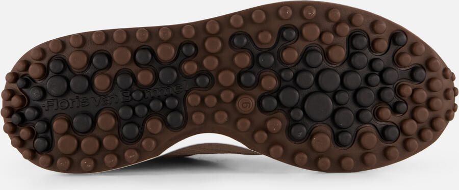 FLORIS VAN BOMMEL Lage Sneakers Heren Sfm-10223 Noppi Maat: 43⅓ Materiaal: Leer Kleur: Beige - Foto 5