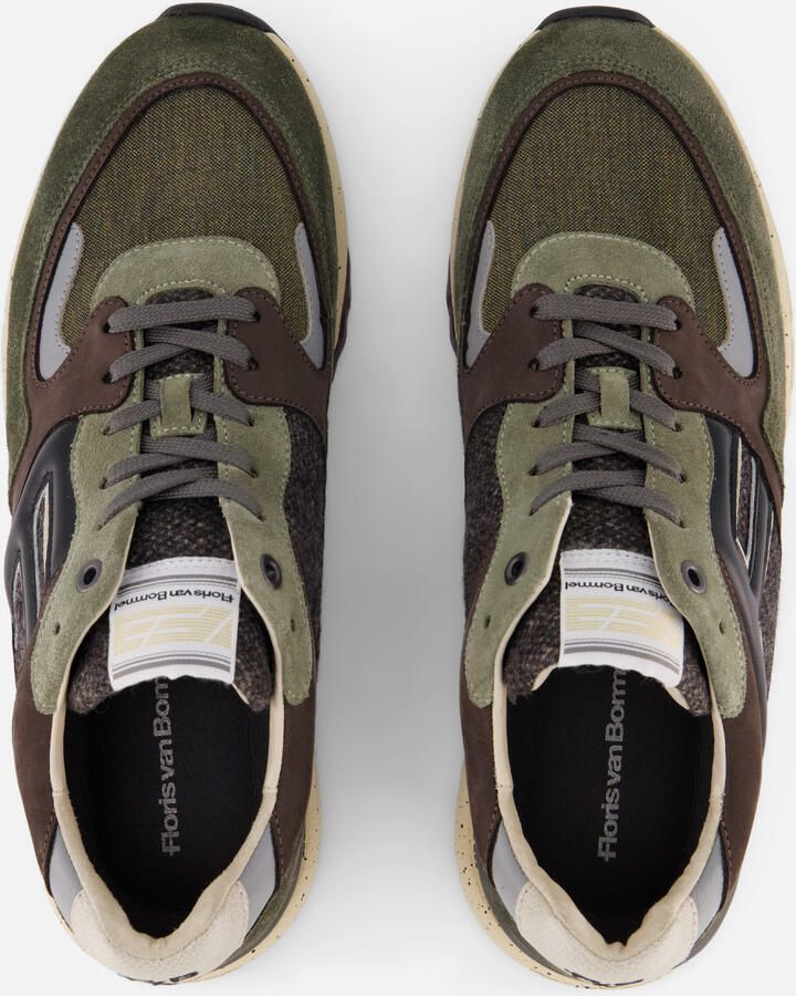 Floris van Bommel Sfm-10154 De Treener Sneakers Textiel Heren Groen - Foto 7