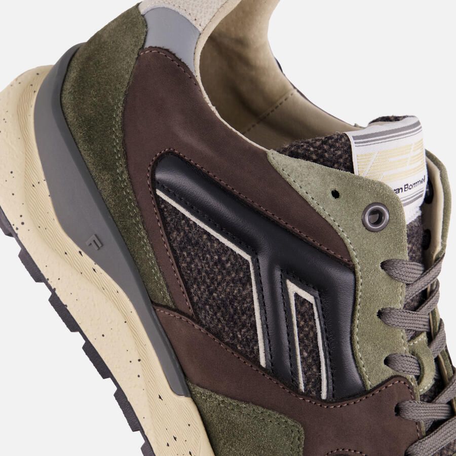 Floris van Bommel Sfm-10154 De Treener Sneakers Textiel Heren Groen - Foto 6