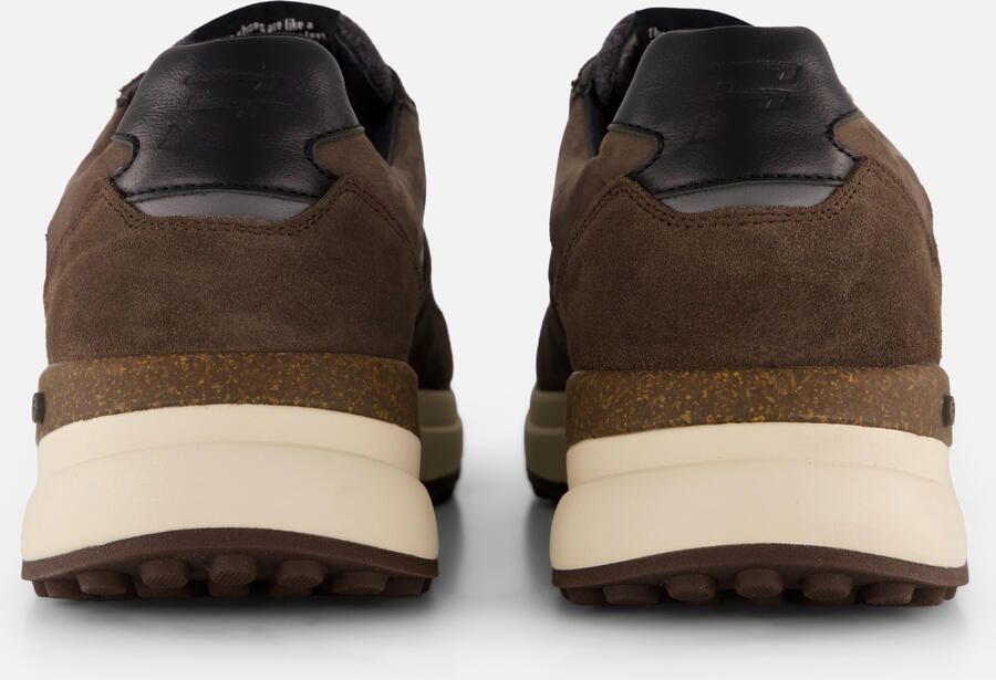FLORIS VAN BOMMEL Lage Sneakers Heren Sfm-10236 De Tikker Textiel Bruin - Foto 16