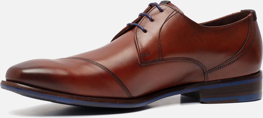 Floris van Bommel Veterschoenen cognac Leer 310305 - Foto 2