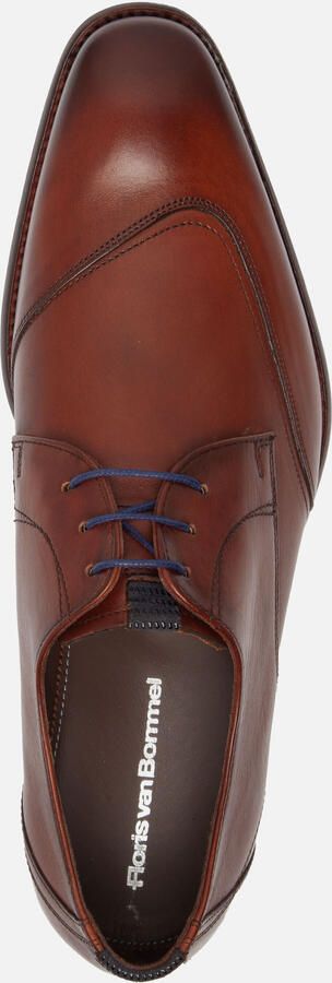 Floris van Bommel Veterschoenen cognac Leer 310305 - Foto 5