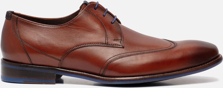 Floris van Bommel Veterschoenen cognac Leer 310305 - Foto 3
