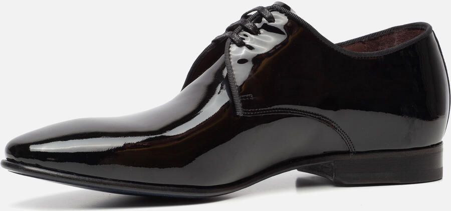 Floris van Bommel Mannen Leren Veterschoenen Herenschoenen 14338 Zwart - Foto 4