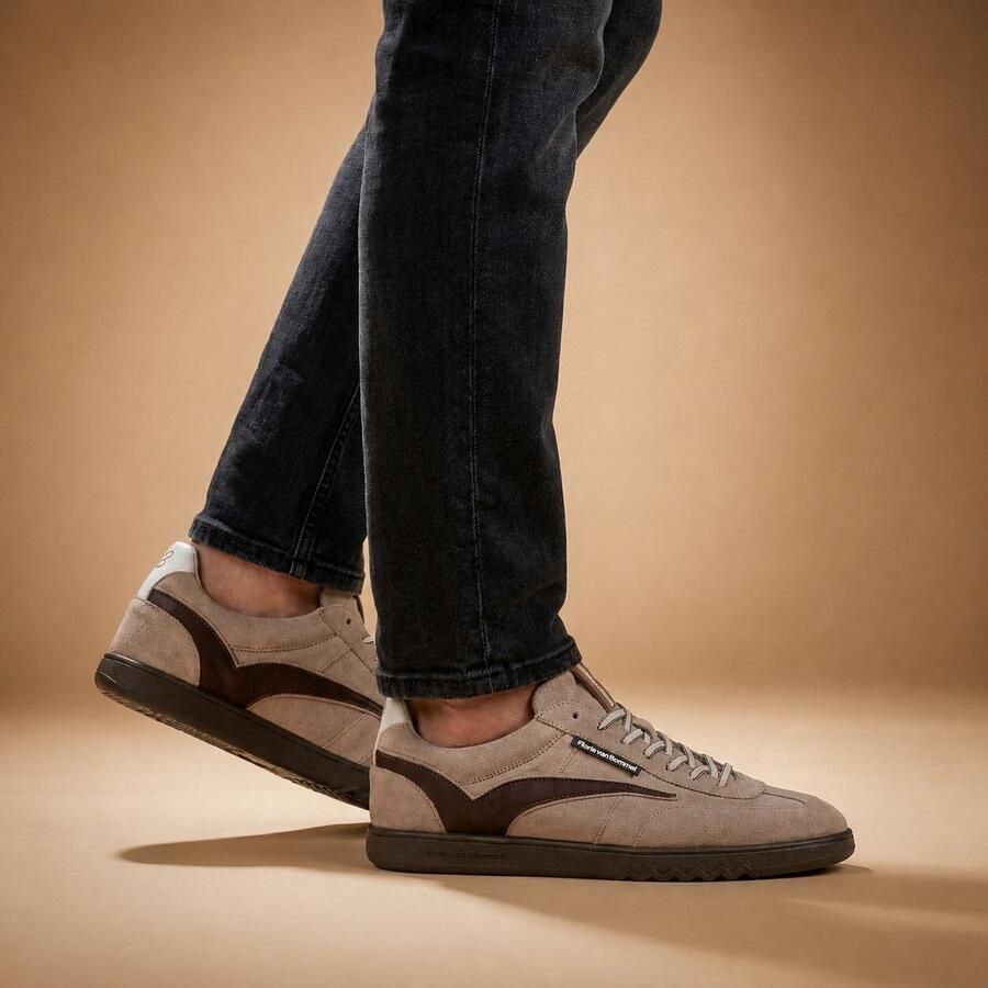 Floris van Bommel De Zaler 01.29 suède sneakers lichtbruin - Foto 3