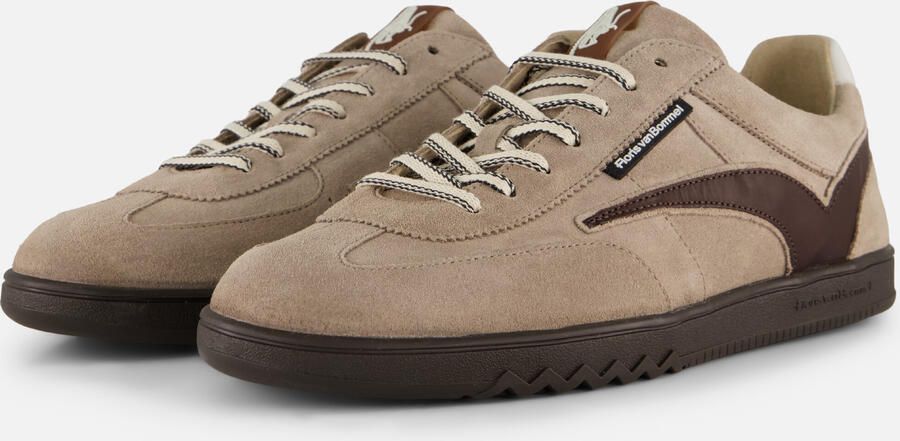 Floris van Bommel De Zaler 01.29 suède sneakers lichtbruin - Foto 6