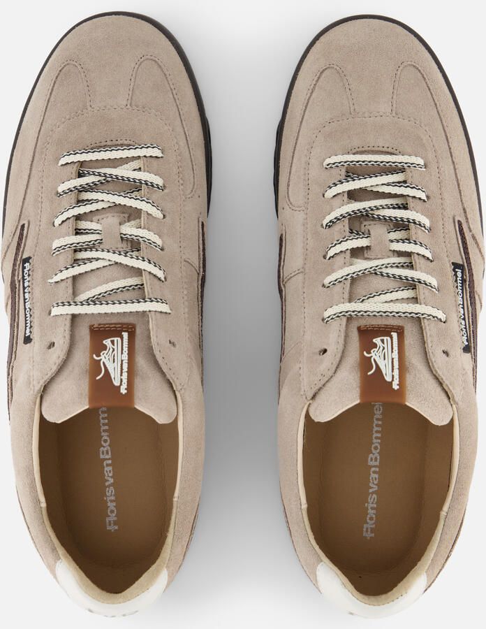 Floris van Bommel De Zaler 01.29 suède sneakers lichtbruin - Foto 4