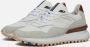 Floris van Floris van Bommel van Floris van Bommel Sneakers Heren Lage sneakers Herenschoenen Suède SFM-10159 Wit - Thumbnail 3