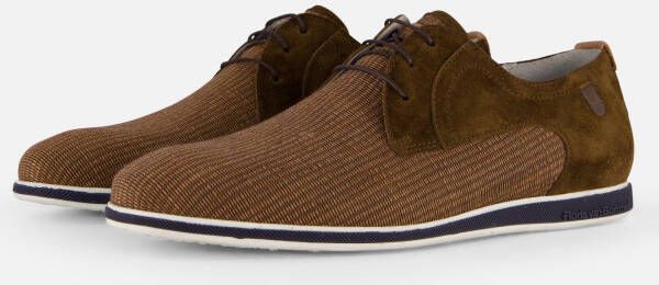 Floris van Bommel PRESLI 02.36 Volwassenen Heren sneakersHeren veterschoenVrije tijdsschoenen Cognac