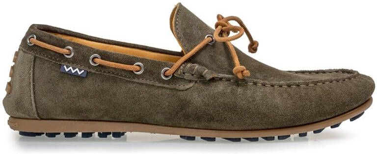 Floris van bommel 40009 Stevi 01.17 Green H-Wijdte Instapschoenen