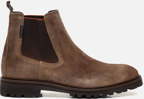 Floris van Bommel Sturdi Chelsea boots bruin Suede
