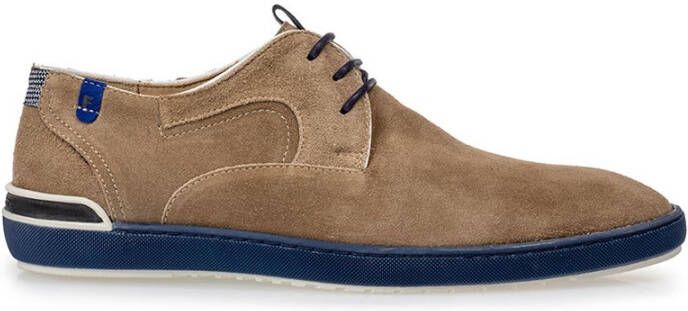 Floris van Bommel Veterschoenen bruin Suede 319424