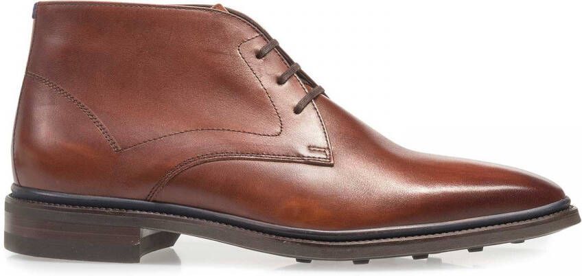 Floris van Bommel Veterschoenen cognac Leer 399340