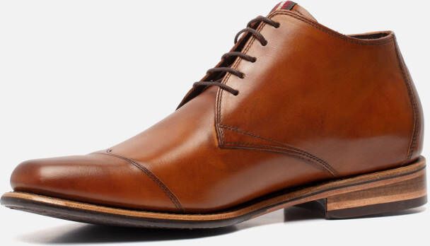 Floris van bommel 50007 De Marser 01.11 Cognac H-Wijdte Veter boots
