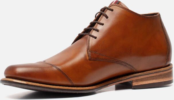 Floris van bommel 50007 De Marser 01.11 Cognac H-Wijdte Veter boots
