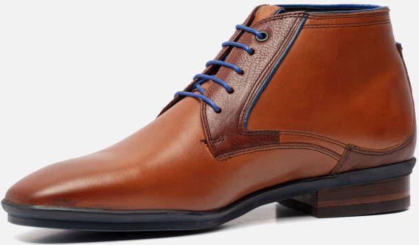 Floris van Bommel Veterschoenen cognac Leer 390304