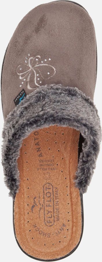 Fly FLOT Pantoffels Taupe Textiel 270232 Dames Textiel - Foto 3