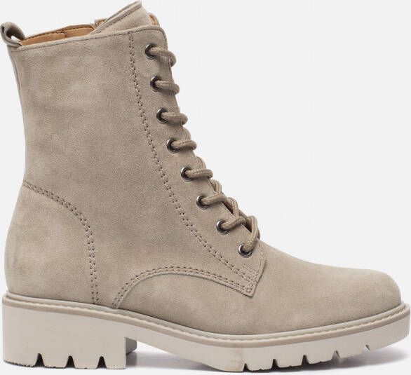 Gabor Hoge veterschoenen met decoratieve stiksels
