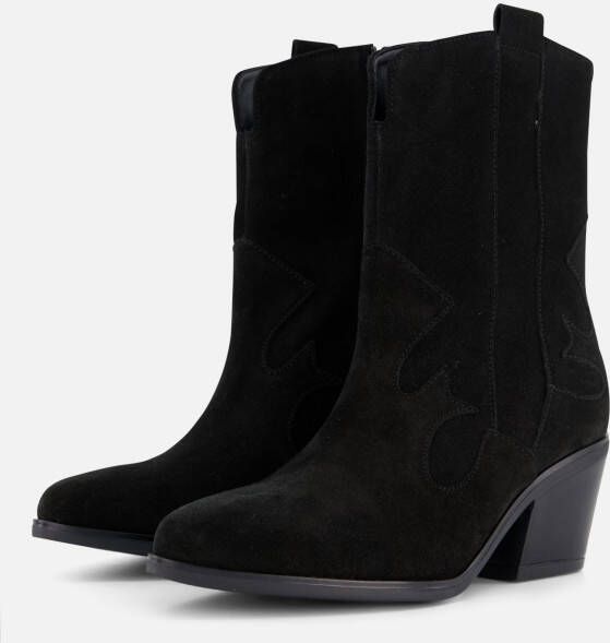 Gabor Cowboylaarzen zwart Suede Dames