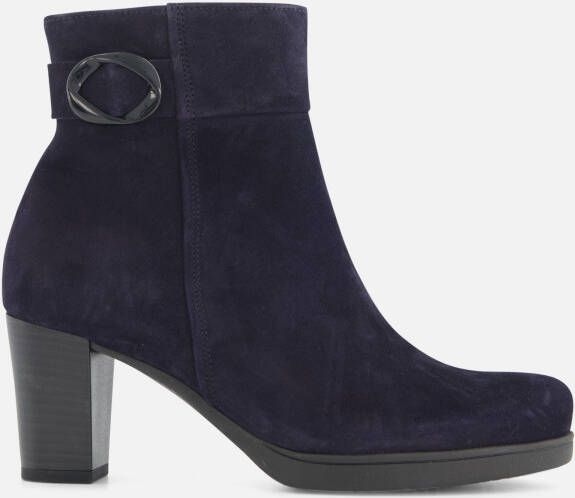 Gabor Enkellaarsjes blauw Suede Dames