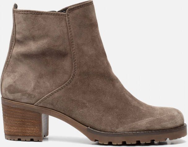 Gabor Enkellaarsjes bruin Suede