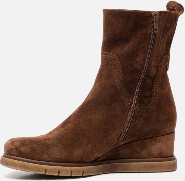 Gabor Enkellaarsjes bruin Suede 192320