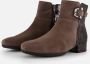 Gabor Enkellaarsjes bruin Suede Dames - Thumbnail 1