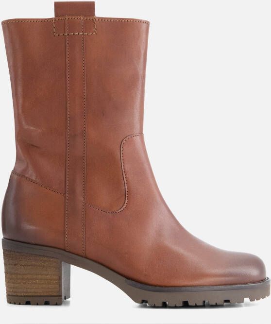 Gabor Elegante Leren Enkellaars met Luchtkamer Zool Brown Dames - Foto 2